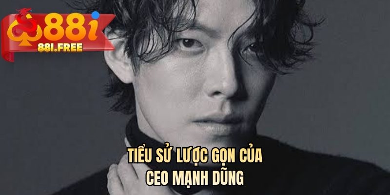 Tiểu sử lược gọn của CEO Mạnh Dũng